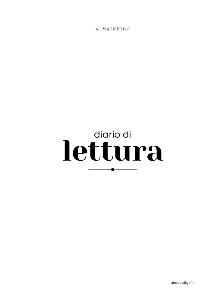 Interno planner - Diario di lettura