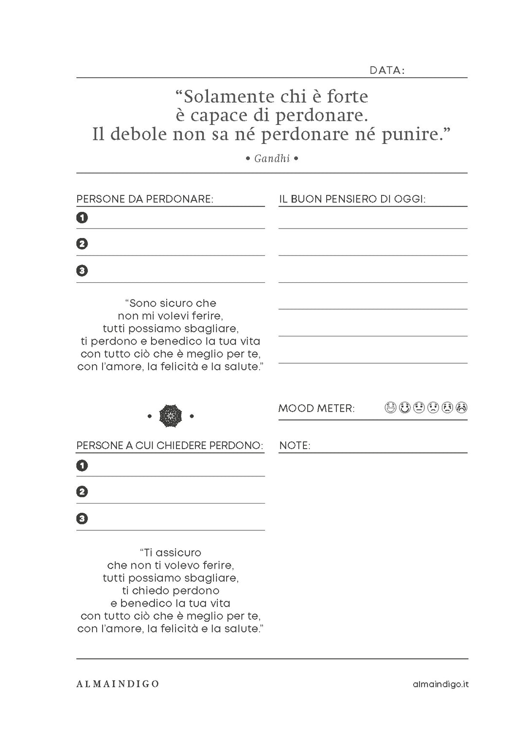 Interno planner - Perdono